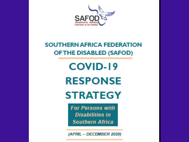 Regional Covid-19 Response Strategy for Persons with Disabilities