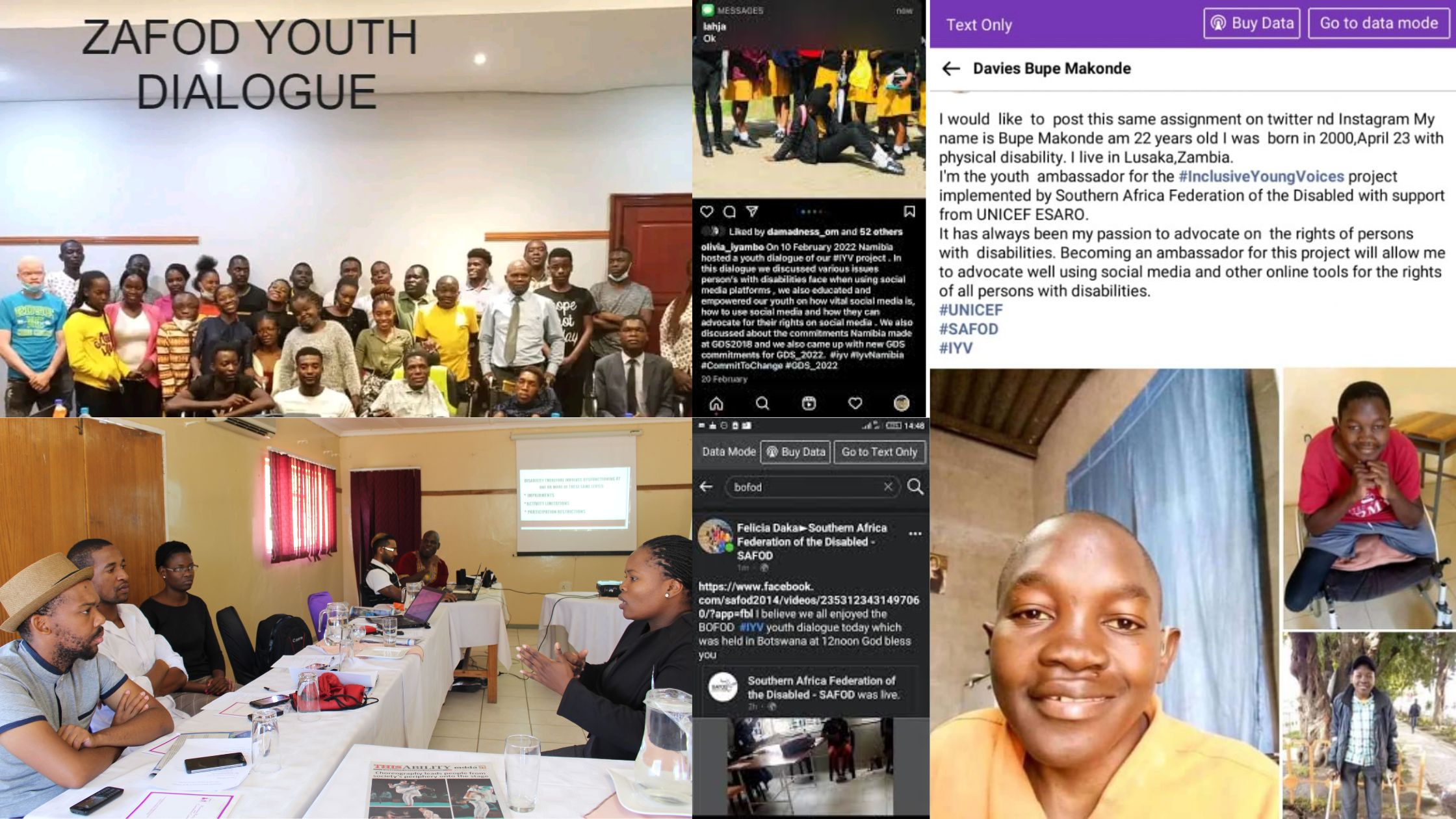 Young people with disabilities trained under the SA-CYD programme