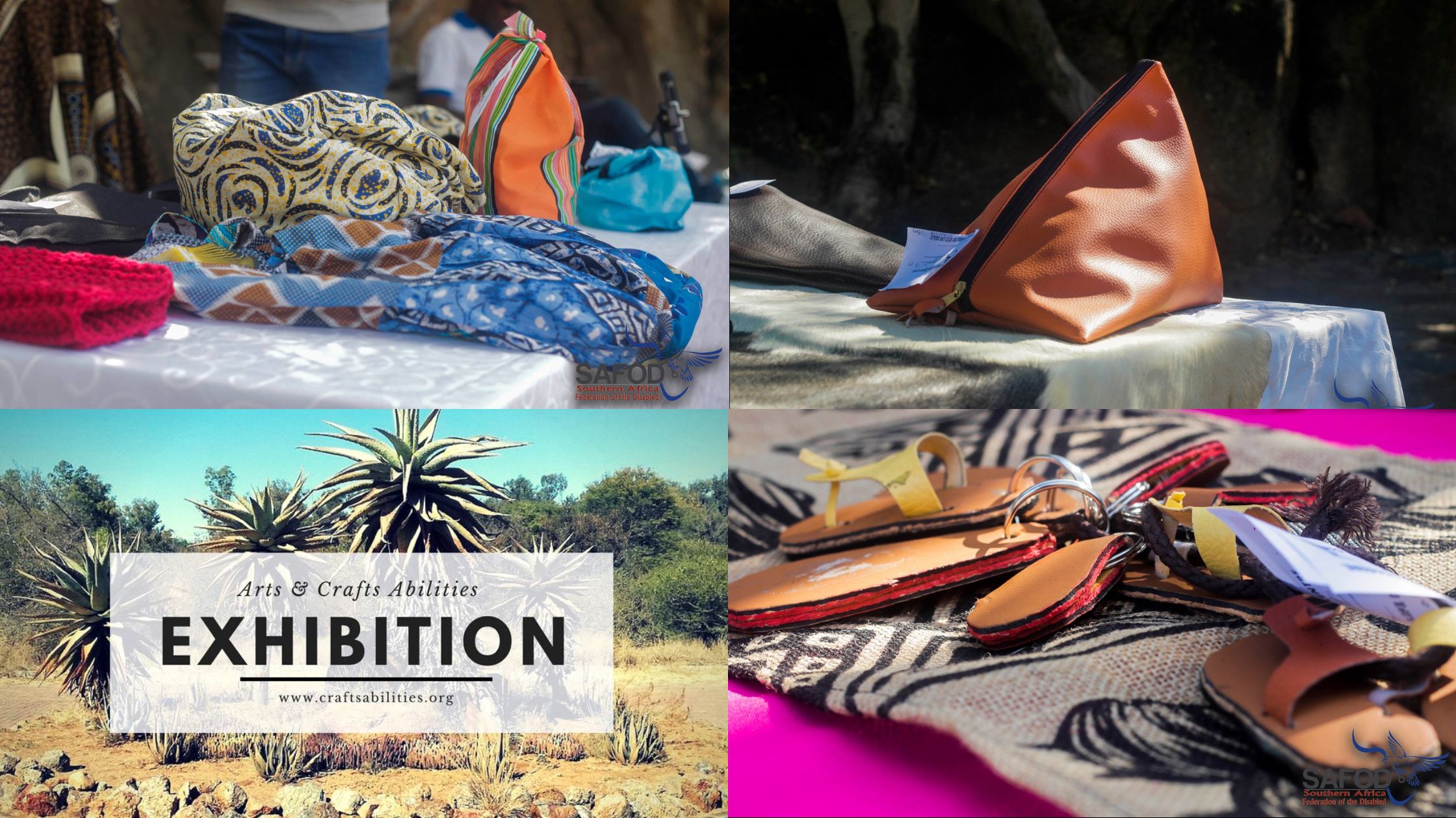 Arts and Crafts project — craftspeople with disabilities in Mochudi, Botswana.