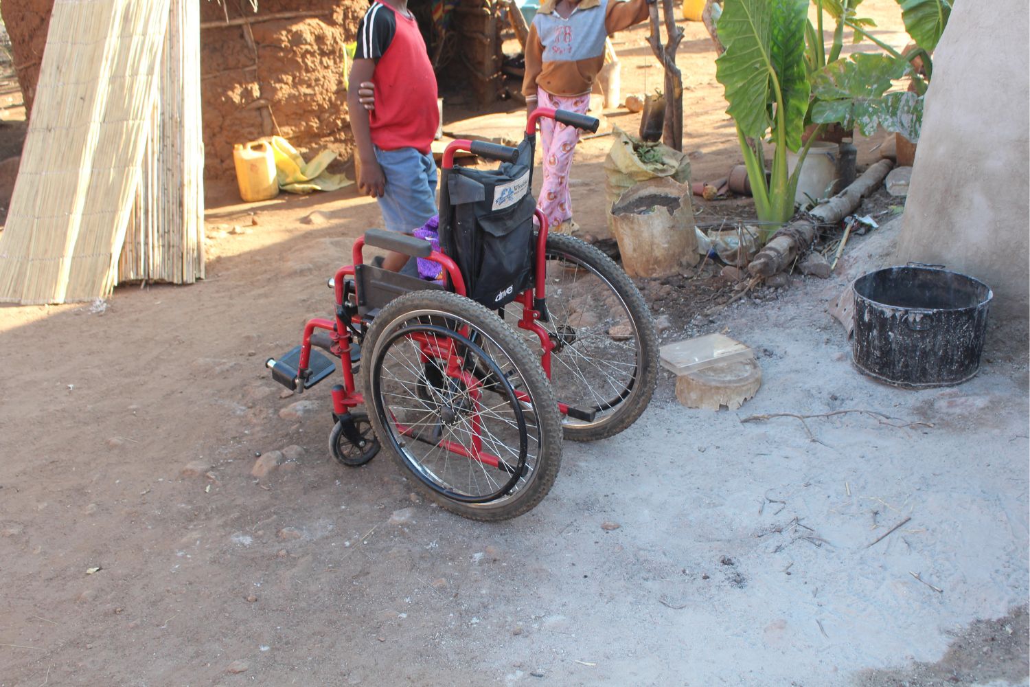 Young children with disabilities and their families in an inclusive early learning setting.