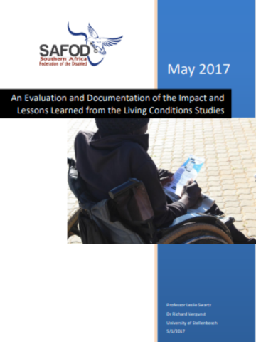 Living Conditions Regional Evaluation Report cover